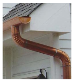 4in Copper Downspout Elbows
