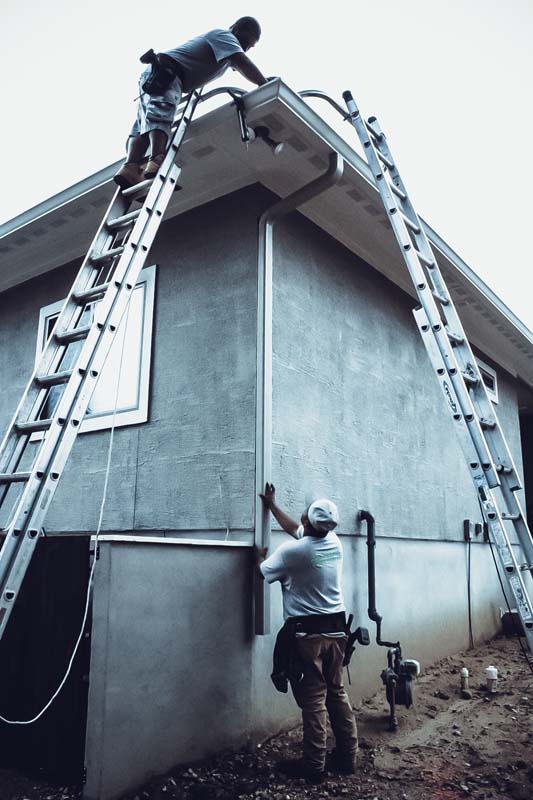 Residential Gutter Installation Project